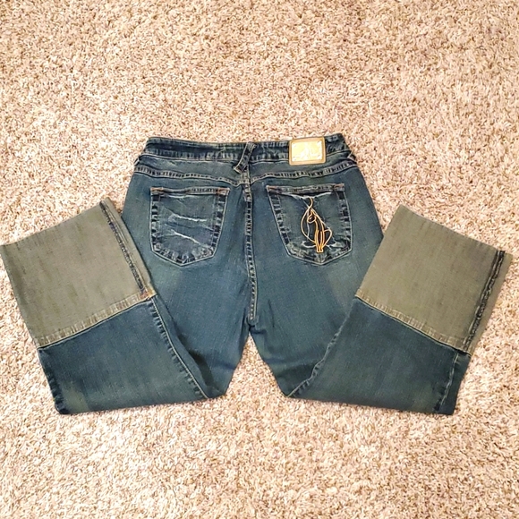 Baby Phat Capris, Size 11 Denim - Picture 5 of 6